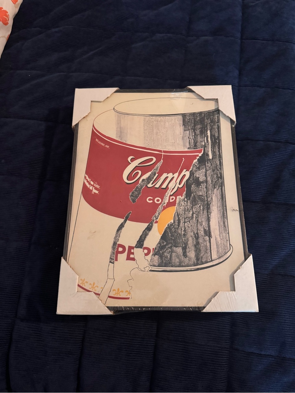 Campbell's Soup Can Art Print - Red, White, Yellow